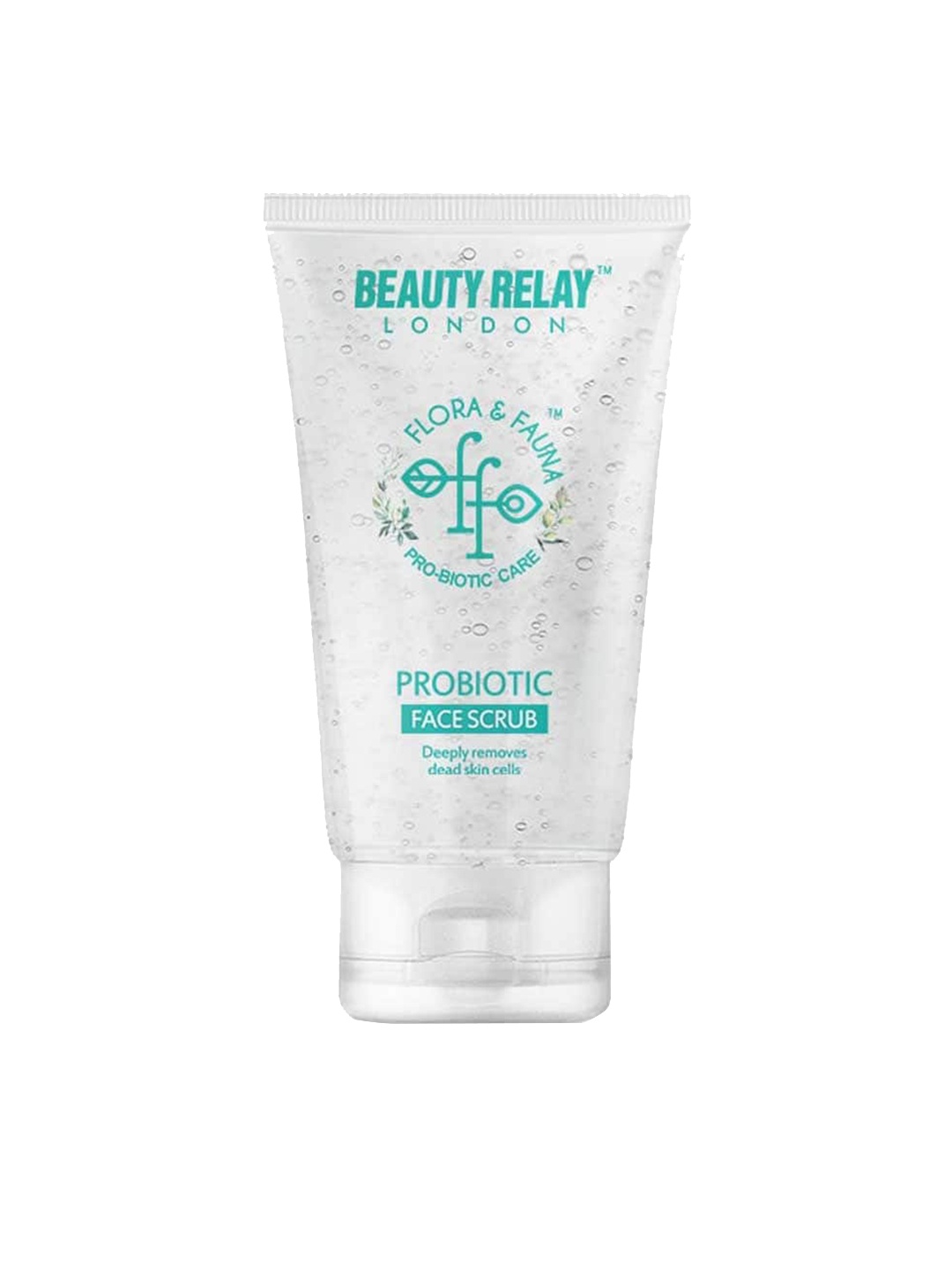 

BeautyRelay London Flora & Fauna Probiotic Face Scrub with Shea Butter 180 g, White