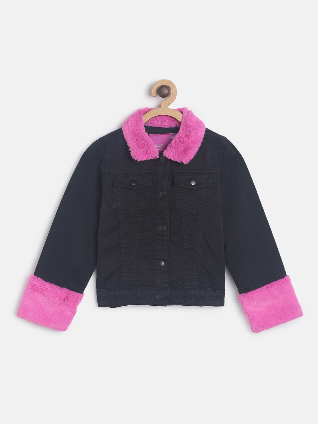 

TALES & STORIES Girls Black Lightweight Tailored Jacket