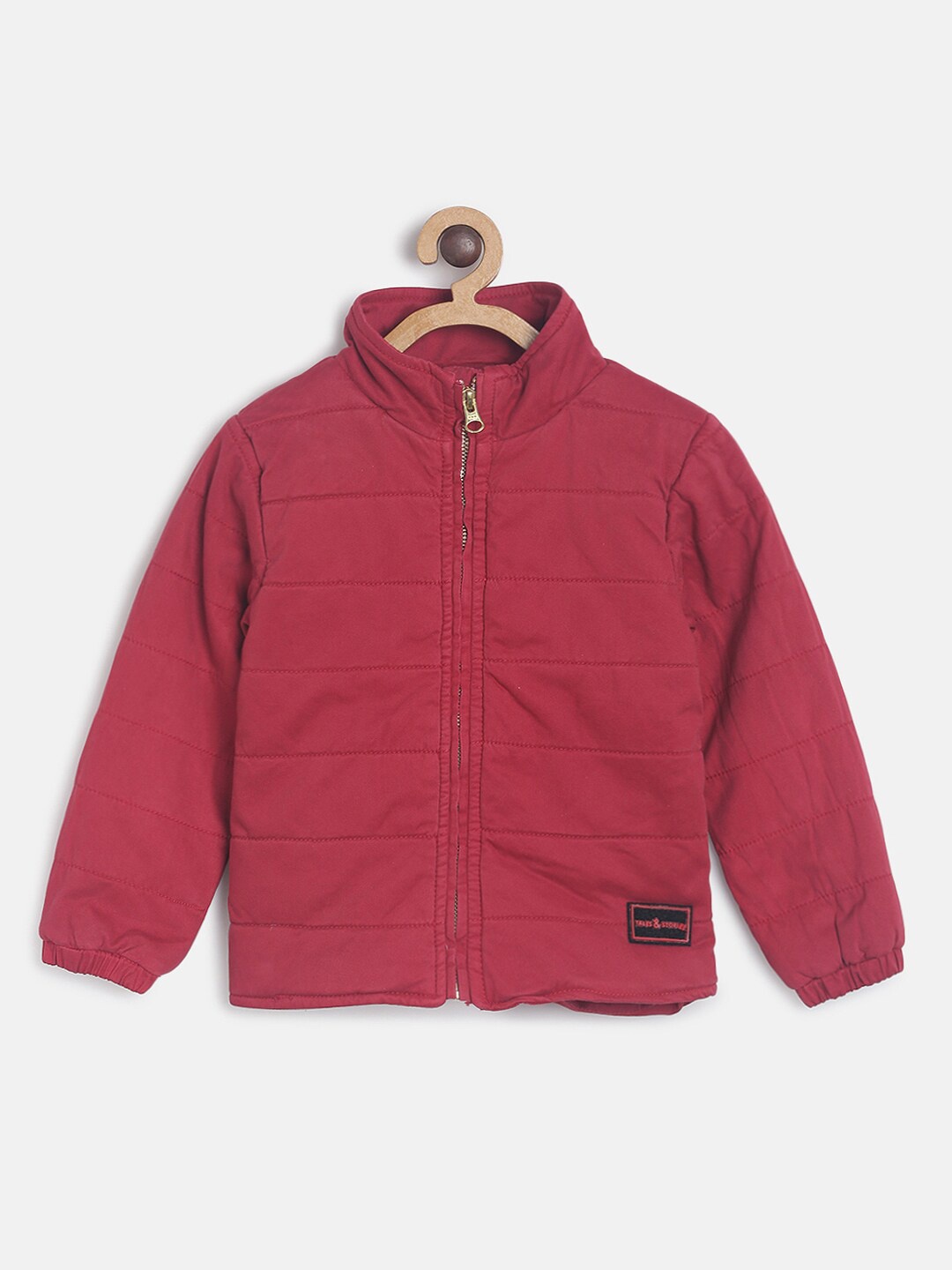 

TALES & STORIES Boys Red Lightweight Padded Cotton Jacket