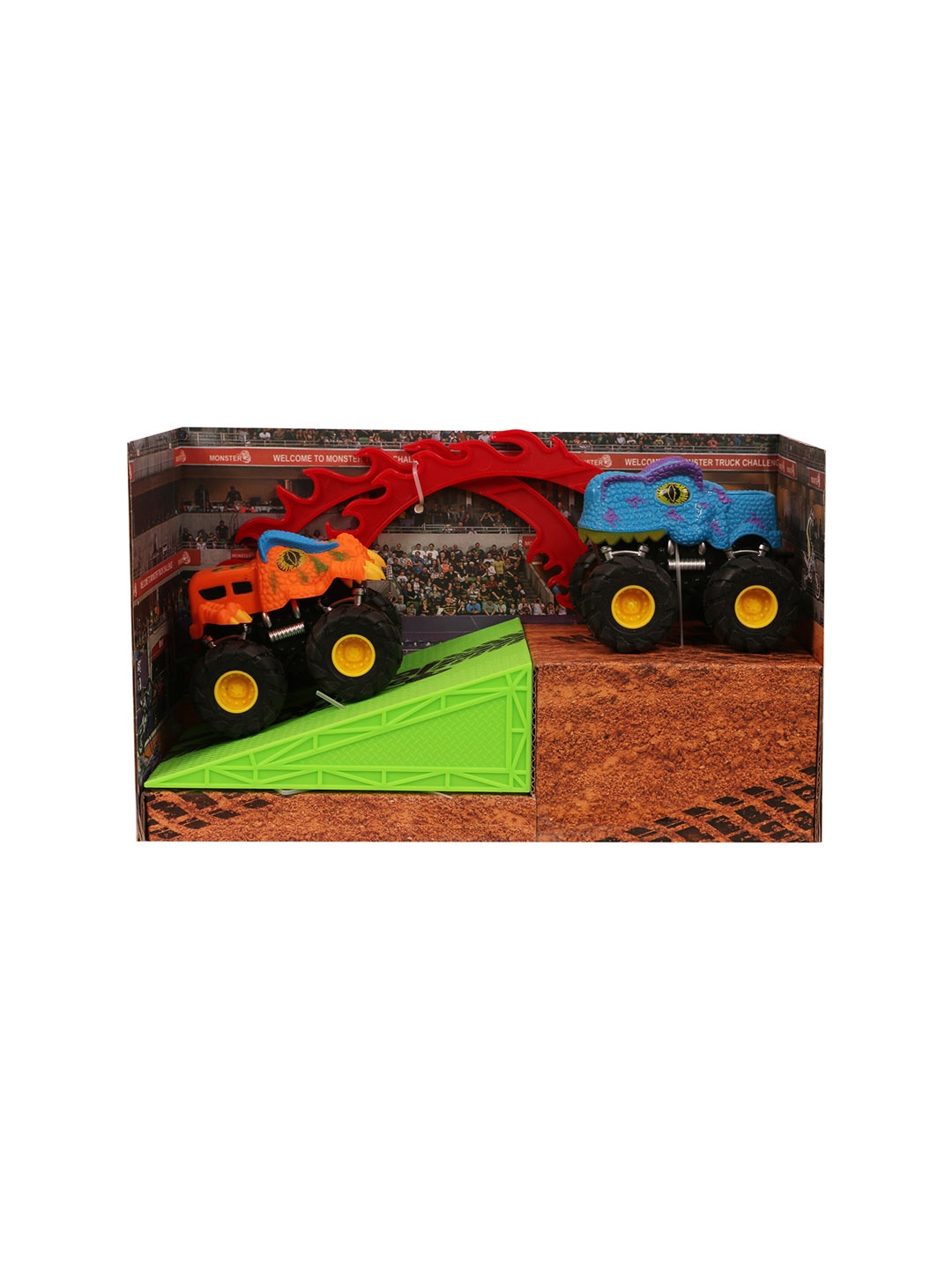 

CHOCOZONE Kids Toy Vehicles Track Set, Red