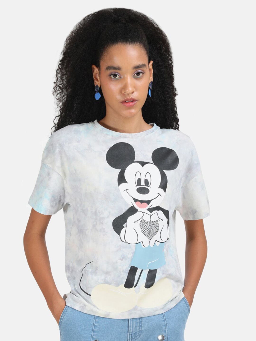 

Kazo Women Printed Disney T-shirt, Na