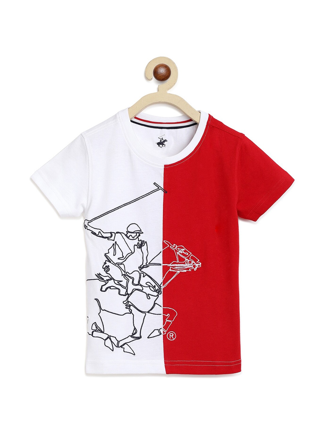 

Beverly Hills Polo Club Boys Printed T-shirt, White