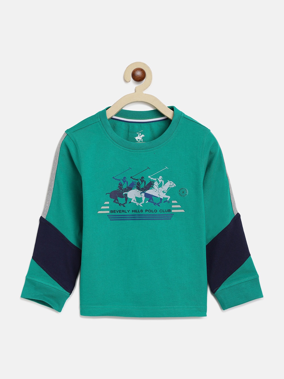

Beverly Hills Polo Club Boys Printed T-shirt, Green