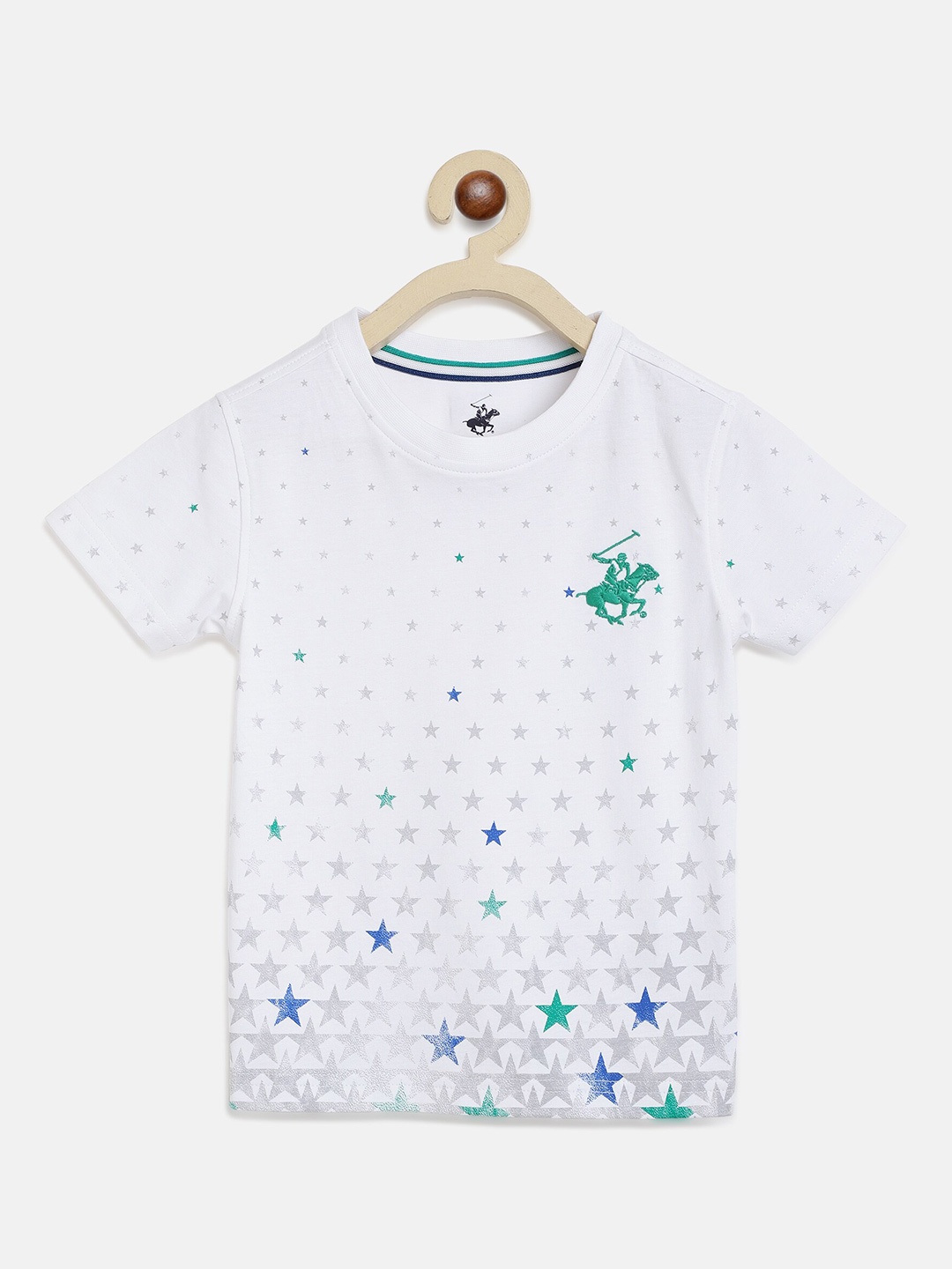 

Beverly Hills Polo Club Boys Printed T-shirt, White