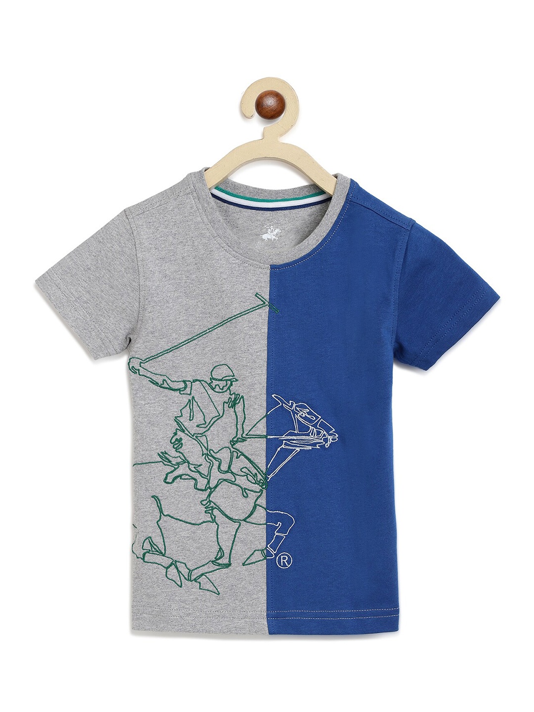 

Beverly Hills Polo Club Boys Printed T-shirt, Grey