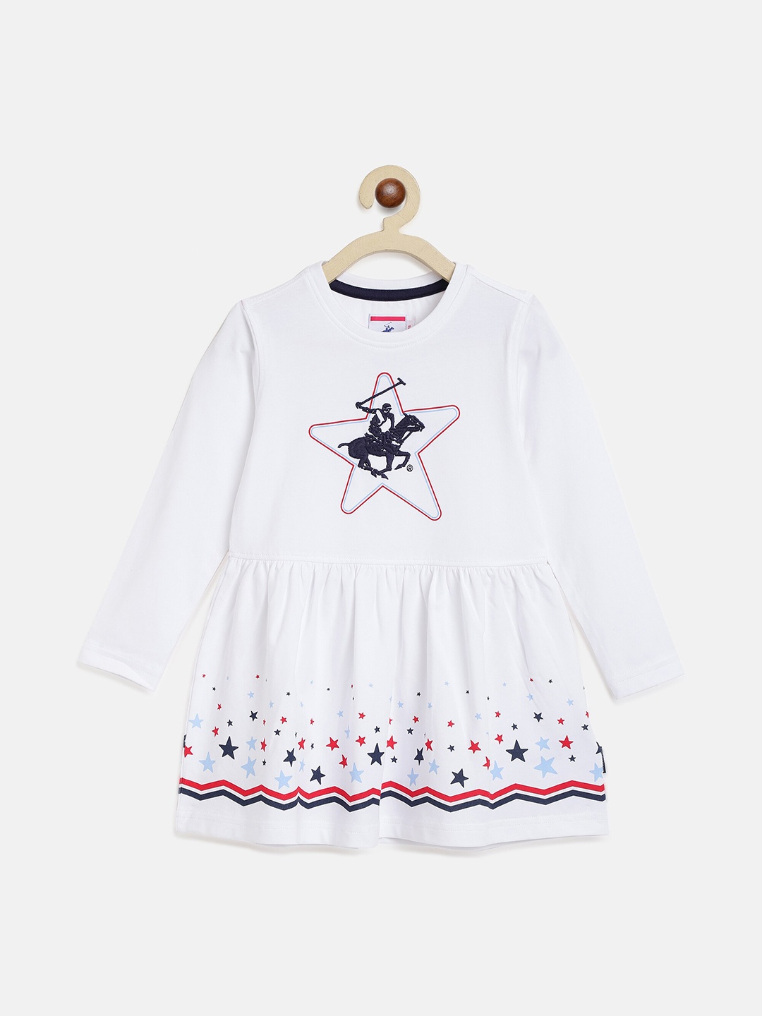 

Beverly Hills Polo Club Girls White Jumper Dress
