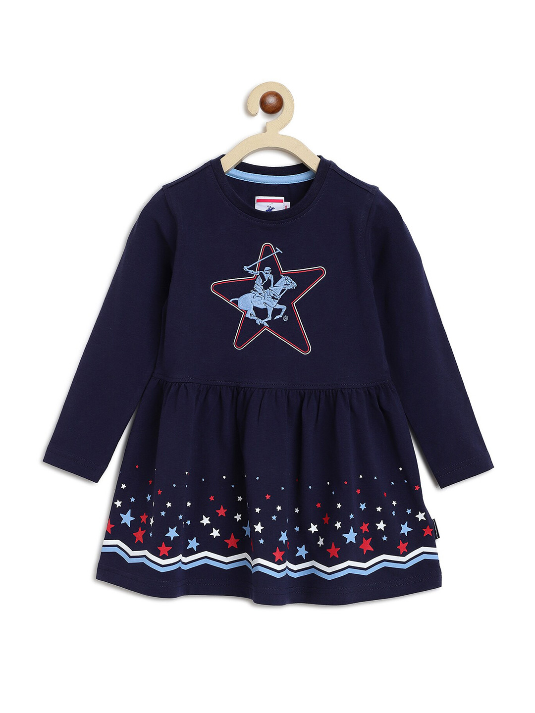 

Beverly Hills Polo Club Girls Navy Blue Dress