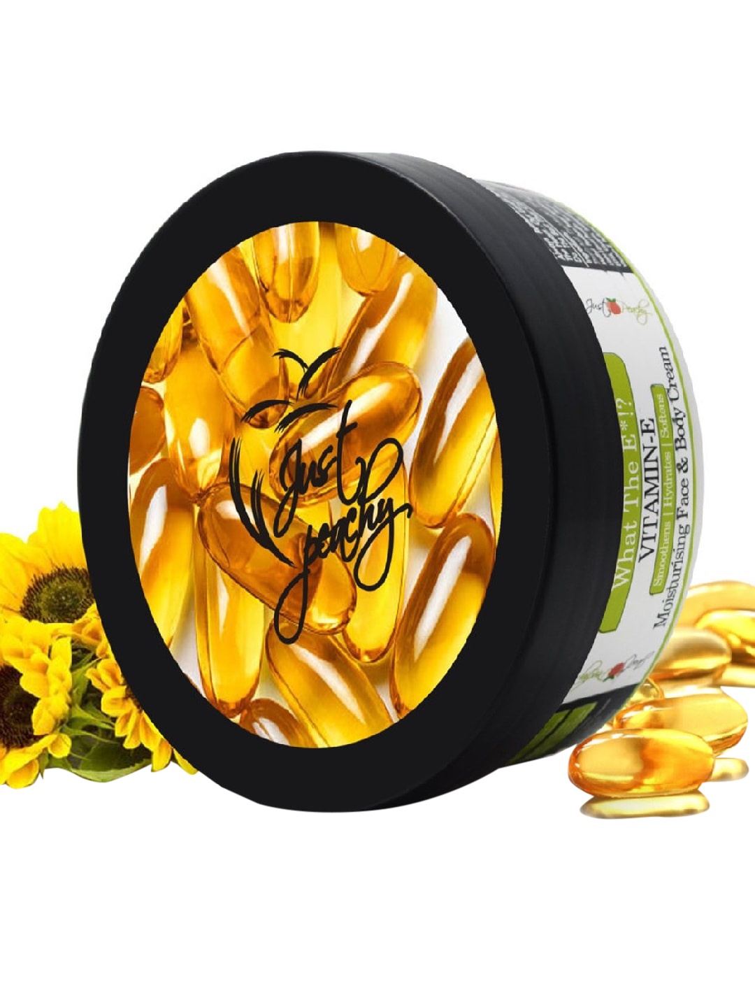 

Just Peachy What The E*! Vitamin E Face & Body Cream 200gm, Yellow