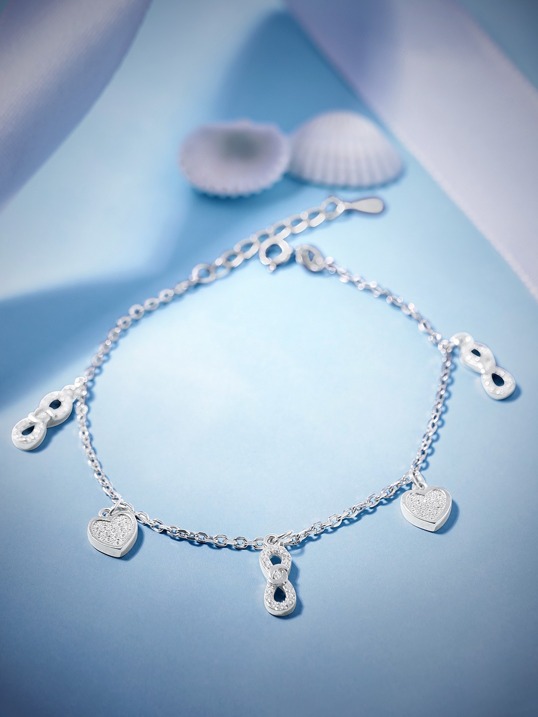 

Rubans 925 Sterling Silver Love You To The Infinity Bracelet