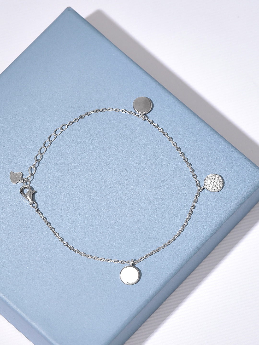 

Rubans 925 Sterling Silver Wear The Glitters On Your Wrist Bracelet
