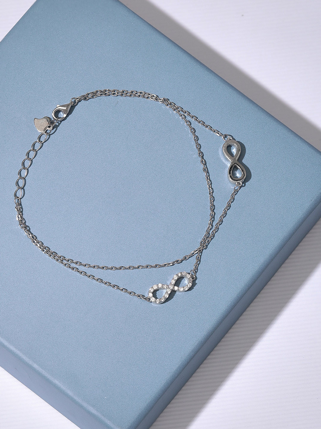 

Rubans 925 Sterling Silver Love Till The Infinity Bracelet