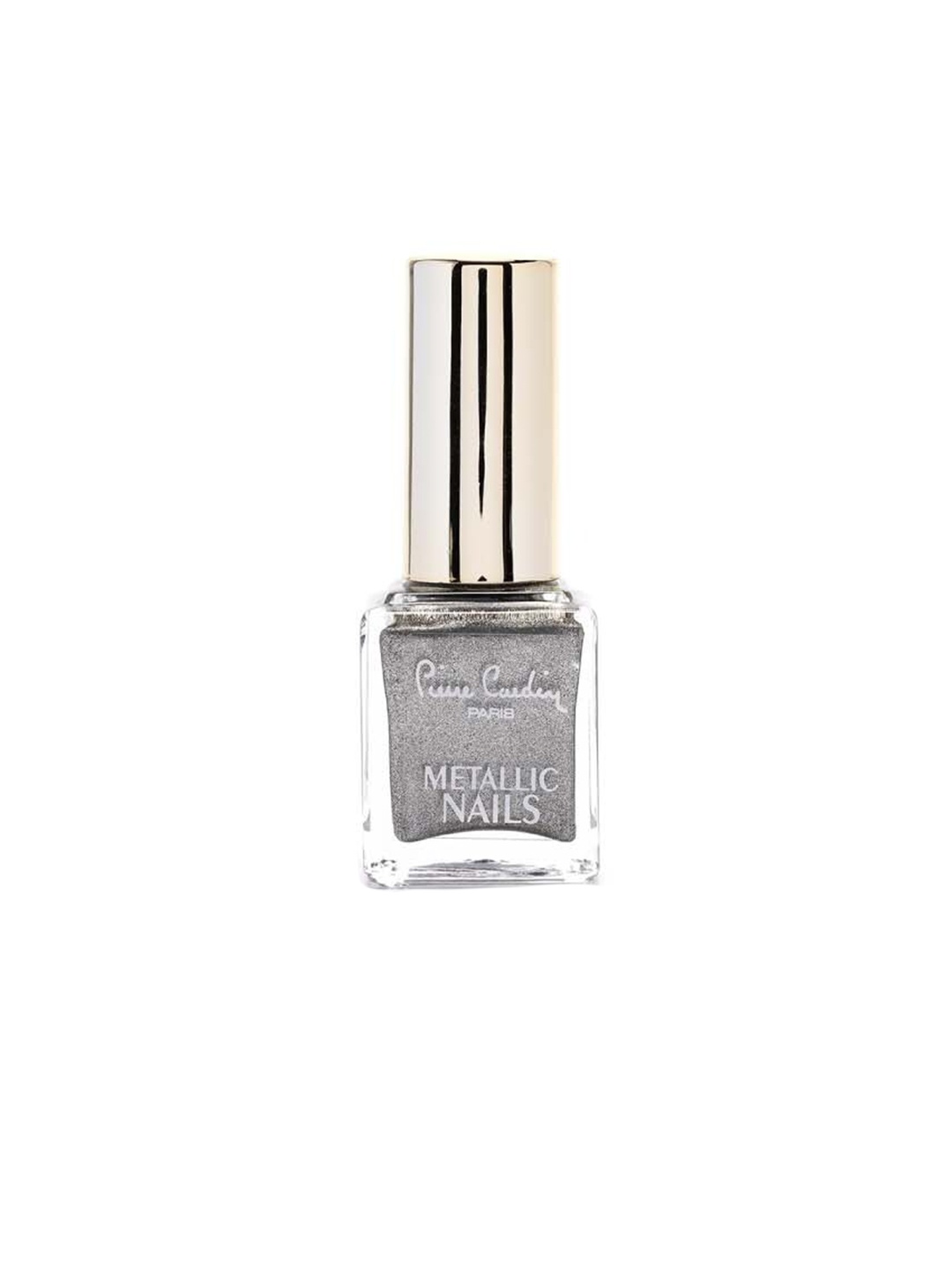 

Pierre Cardin Paris Metallic Nails Long-Lasting Nail Polish 11.5ml - Gray 118, Grey