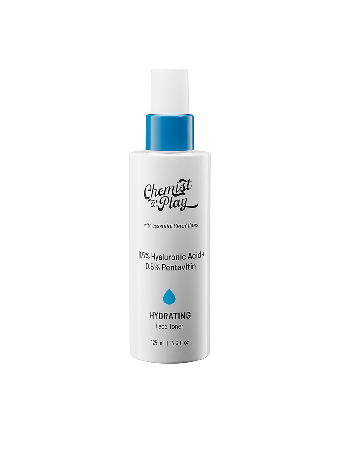 

Chemist at Play Hydrating Face Toner with Ceramides & 0.5% Hyaluronic Acid - 125ml, White