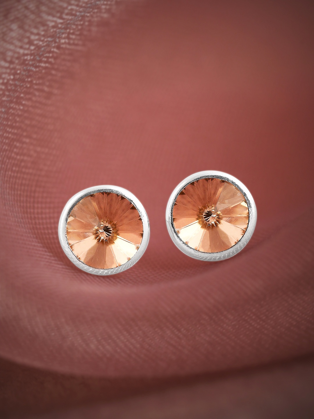 

Rubans 925 Sterling Silver As Happy As Orange Stud Earrings