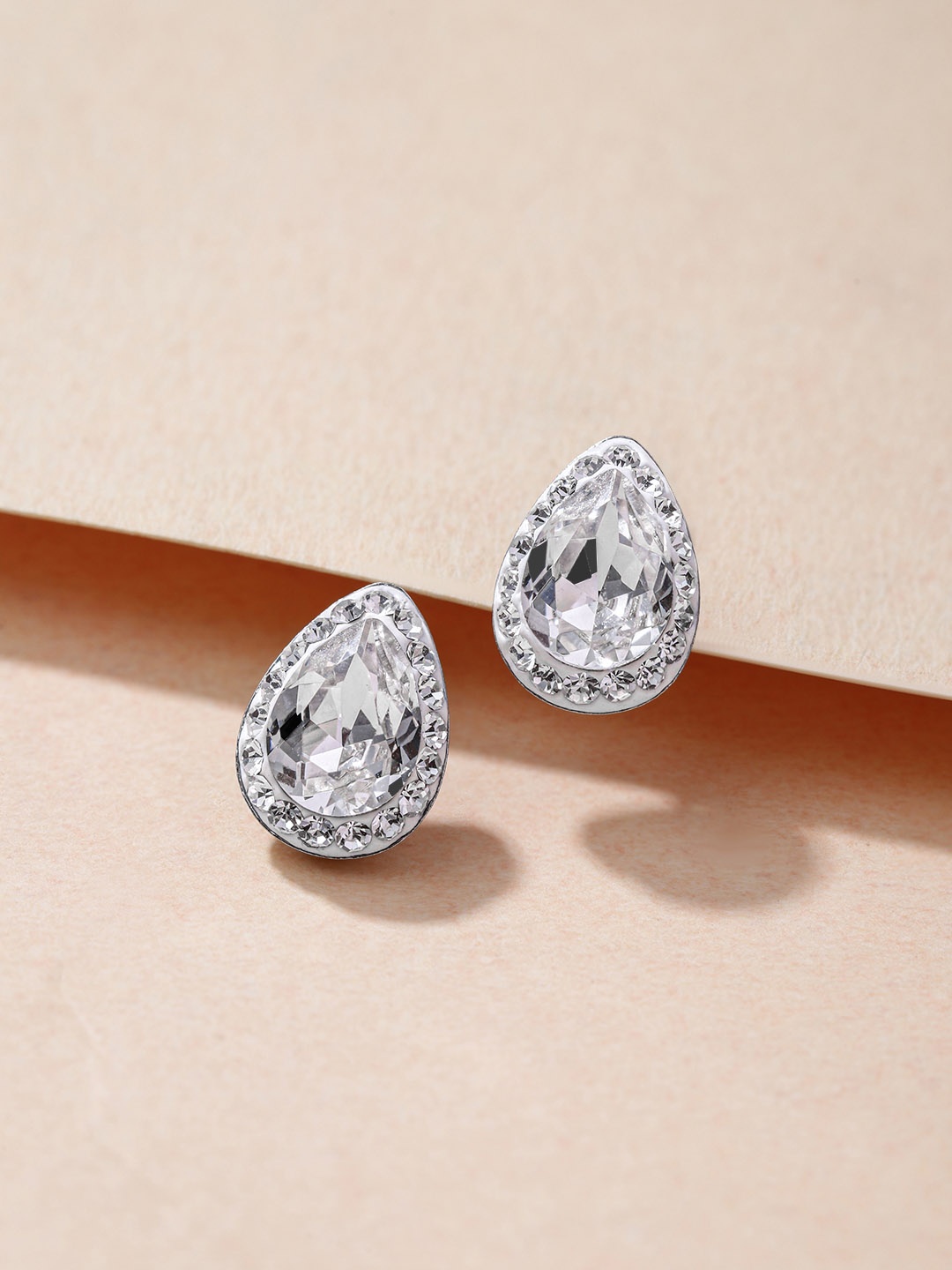 

Rubans 925 Sterling Silver The Sparkling Drops Stud Earrings