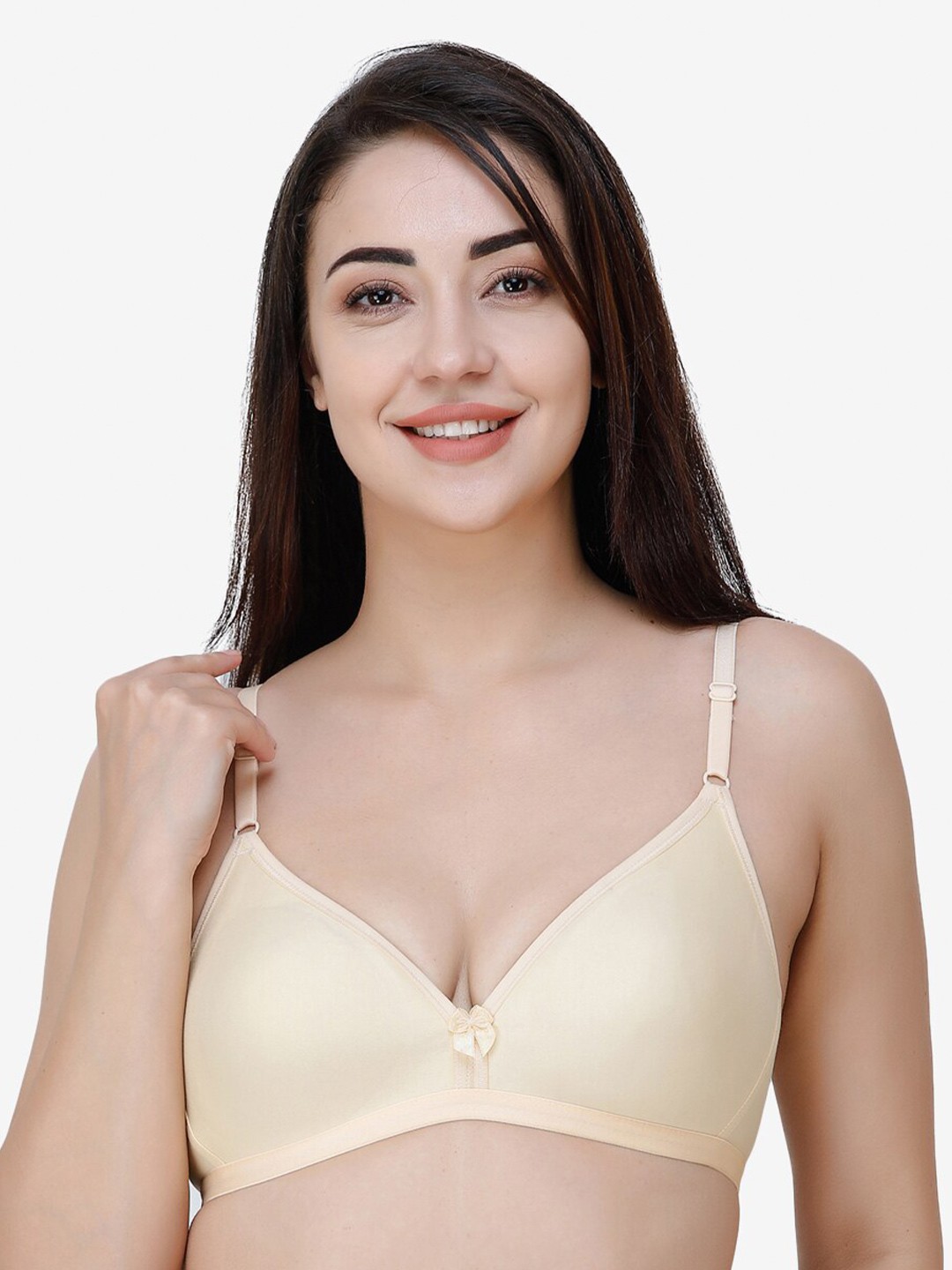 

College Girl Non Padded Seamless T-shirt Bra CG-Softy, Beige