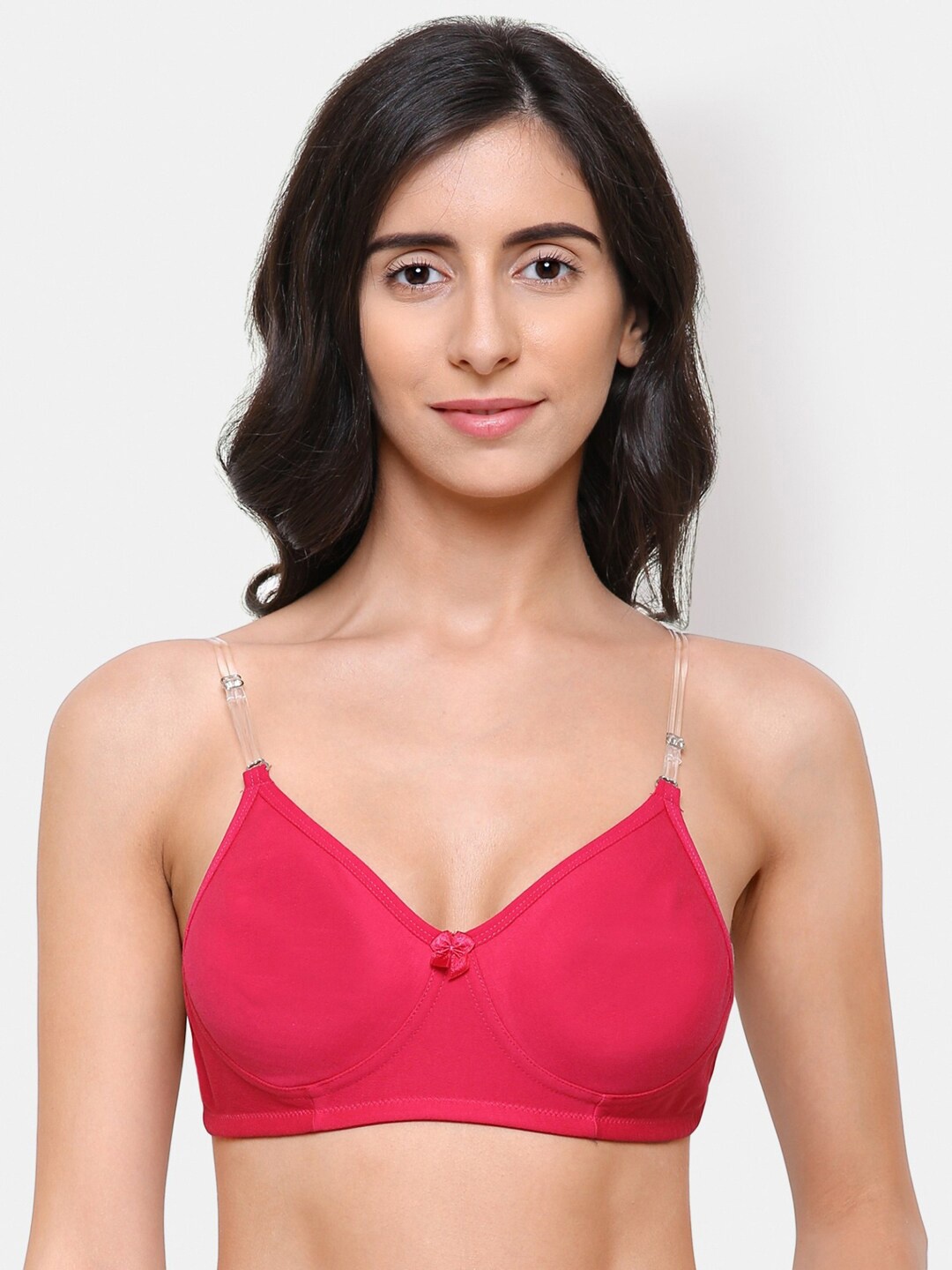 

College Girl Non Padded T-shirt Bra, Pink