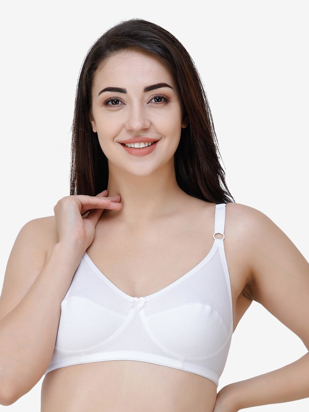 

College Girl Non Padded Everyday Bra CG-Tanya-White