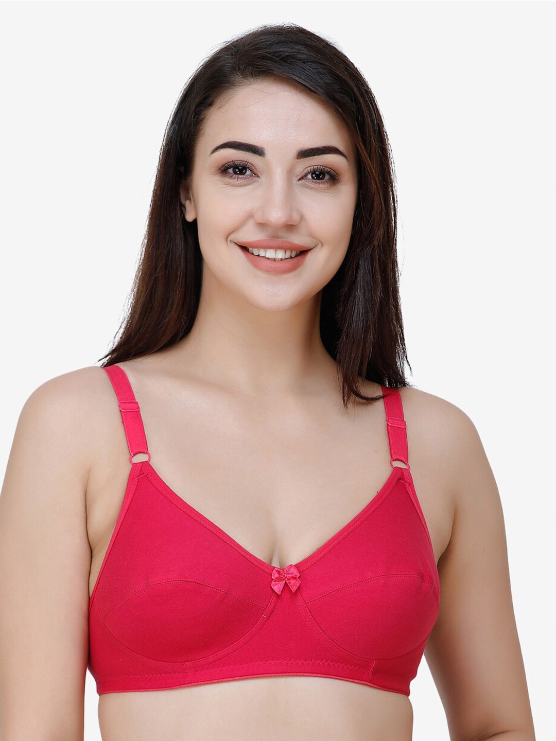 

College Girl Non Padded Everyday Cut and Sew Bra CG-Goodday-Rani, Pink