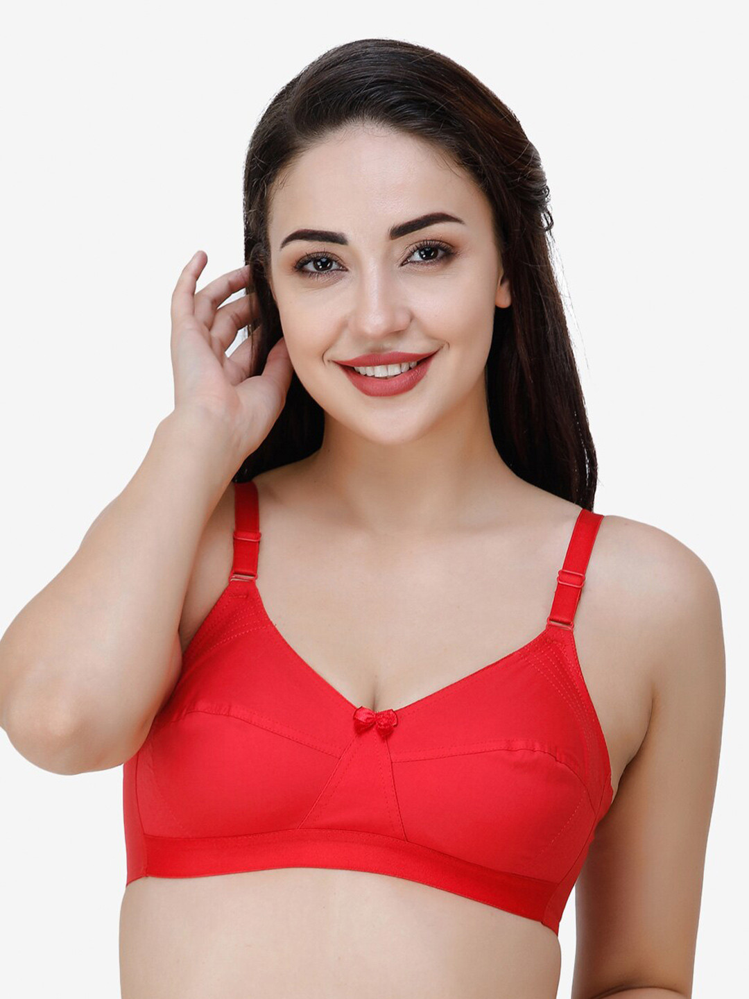 

College Girl Non Padded Everyday Bra CG-Happy-Red