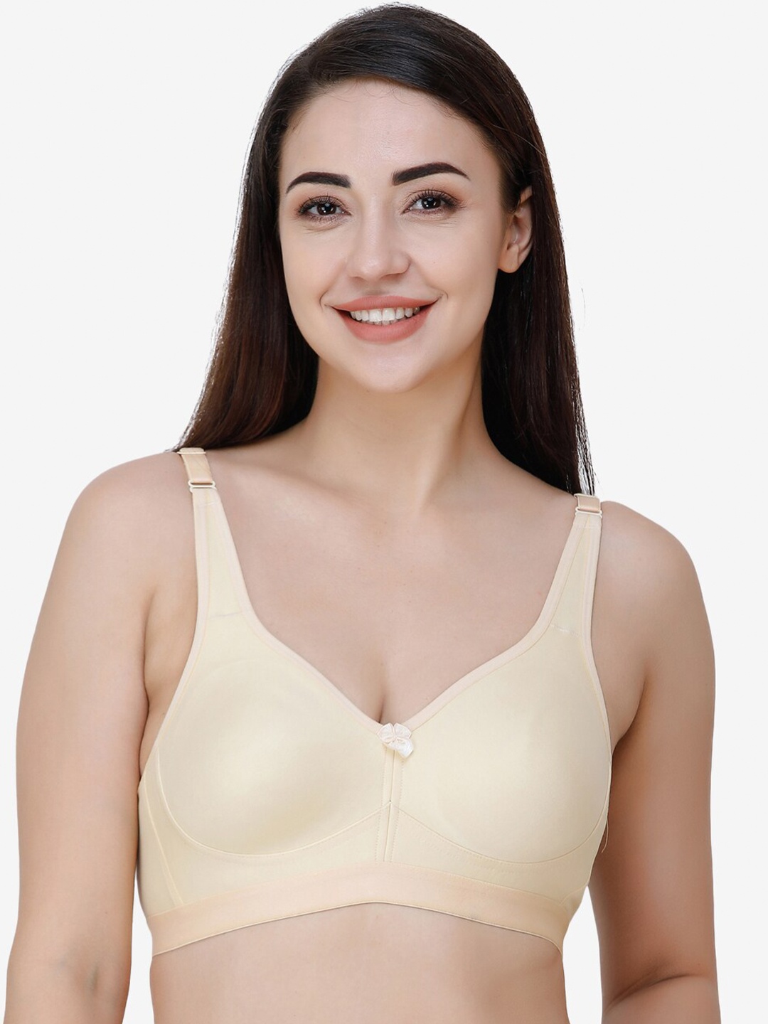 

College Girl Non Padded Seamless T-shirt Bra CG-FullOn-Skin, Beige