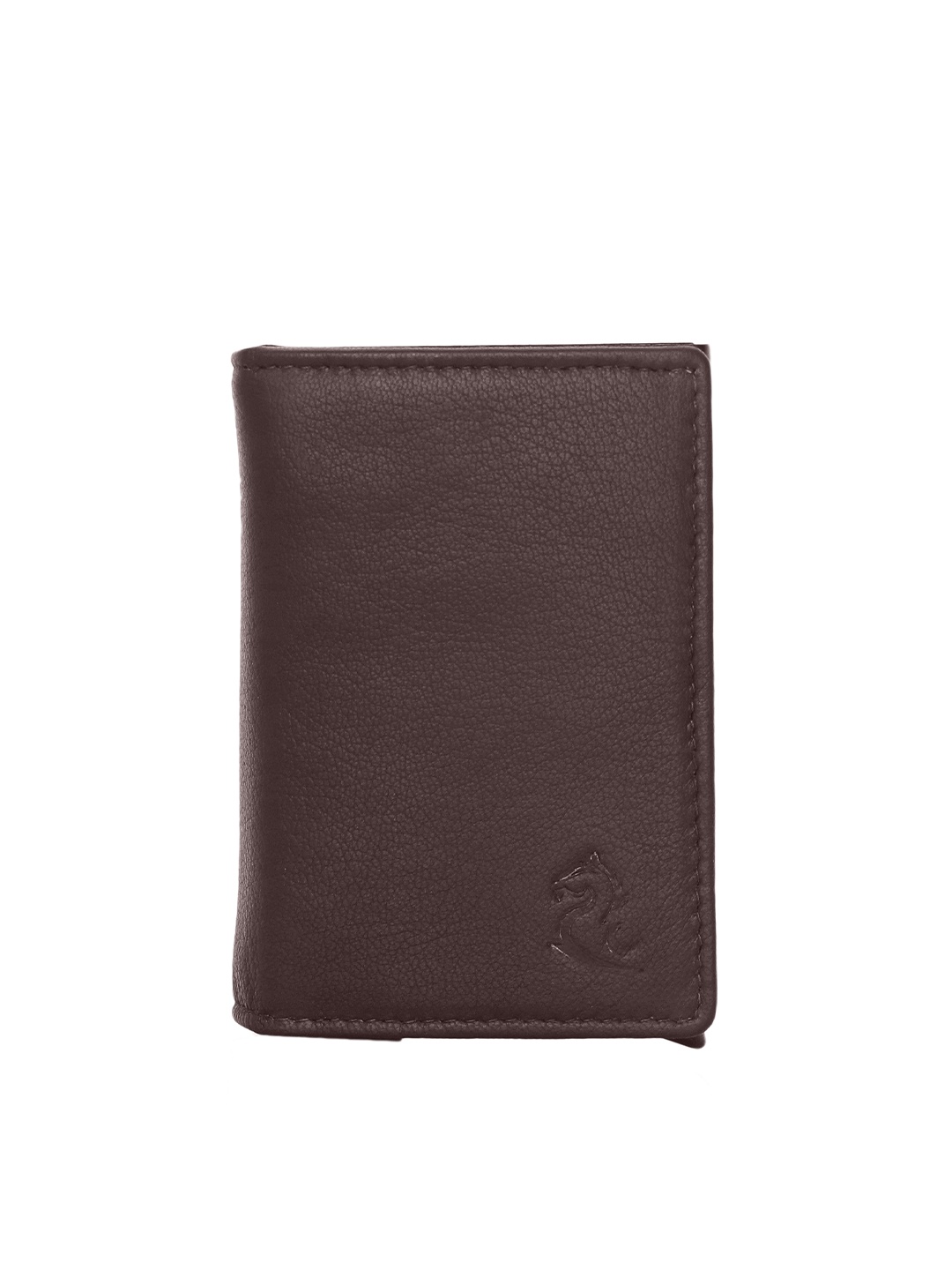 

Kara Unisex Leather Card Holder, Brown