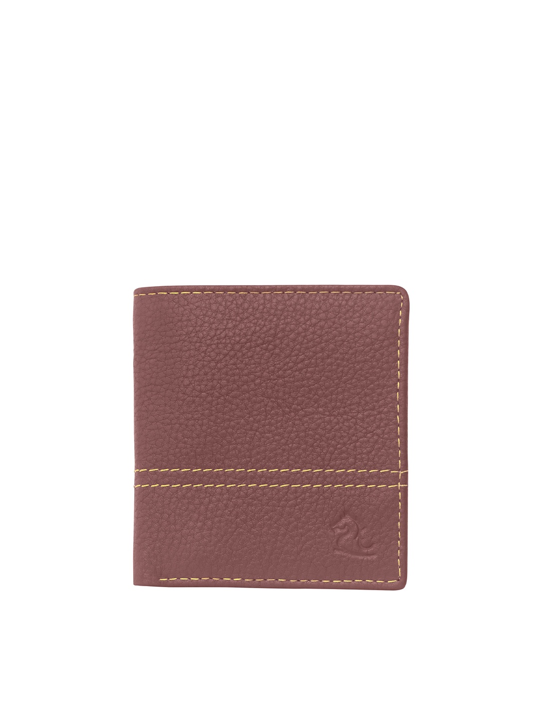 

Kara Men Leather Two Fold Wallet, Maroon