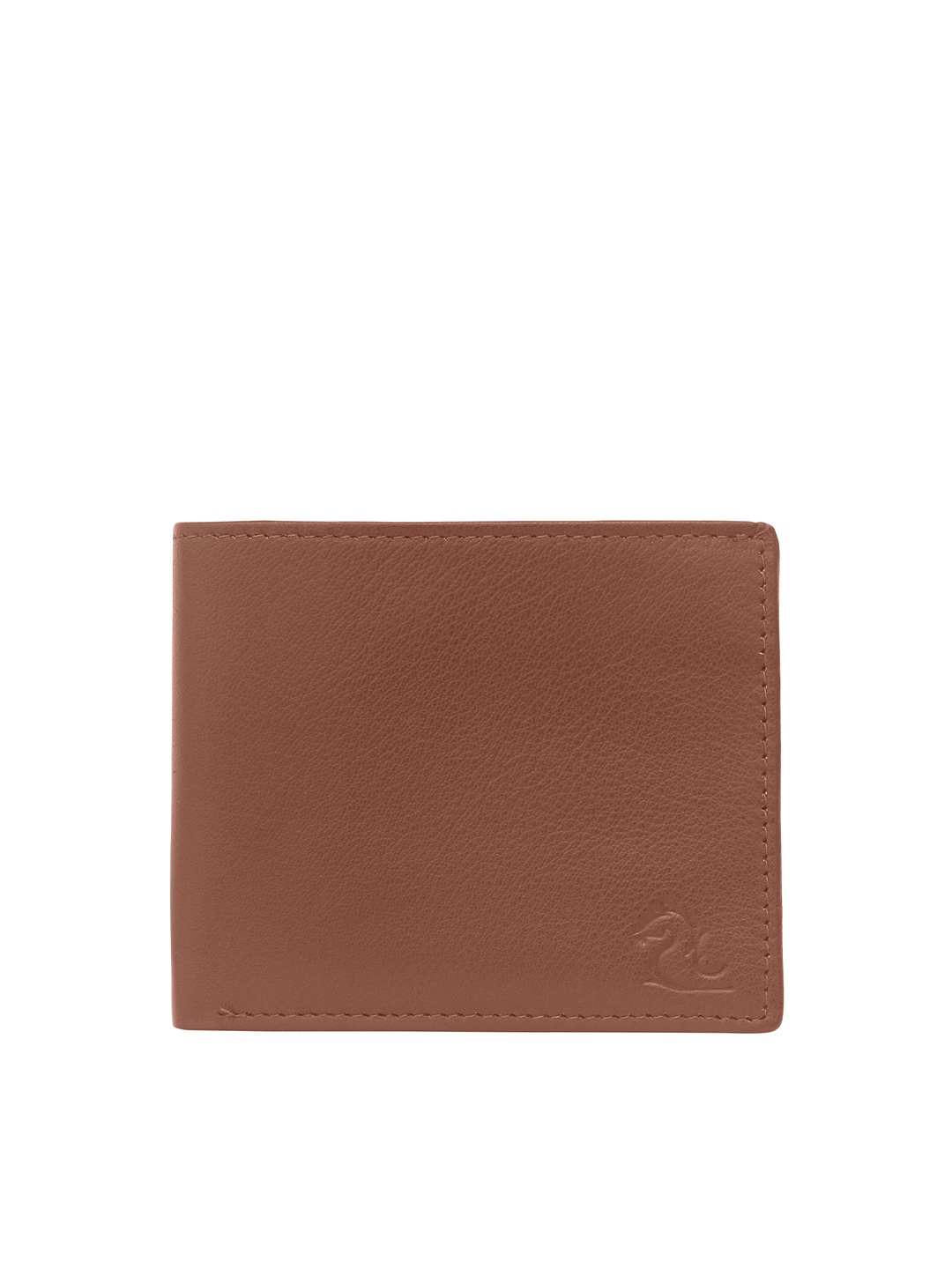 

Kara Men Leather Two Fold Wallet, Tan