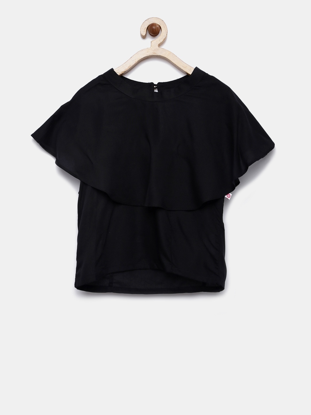 

Peppermint Girls Black Top