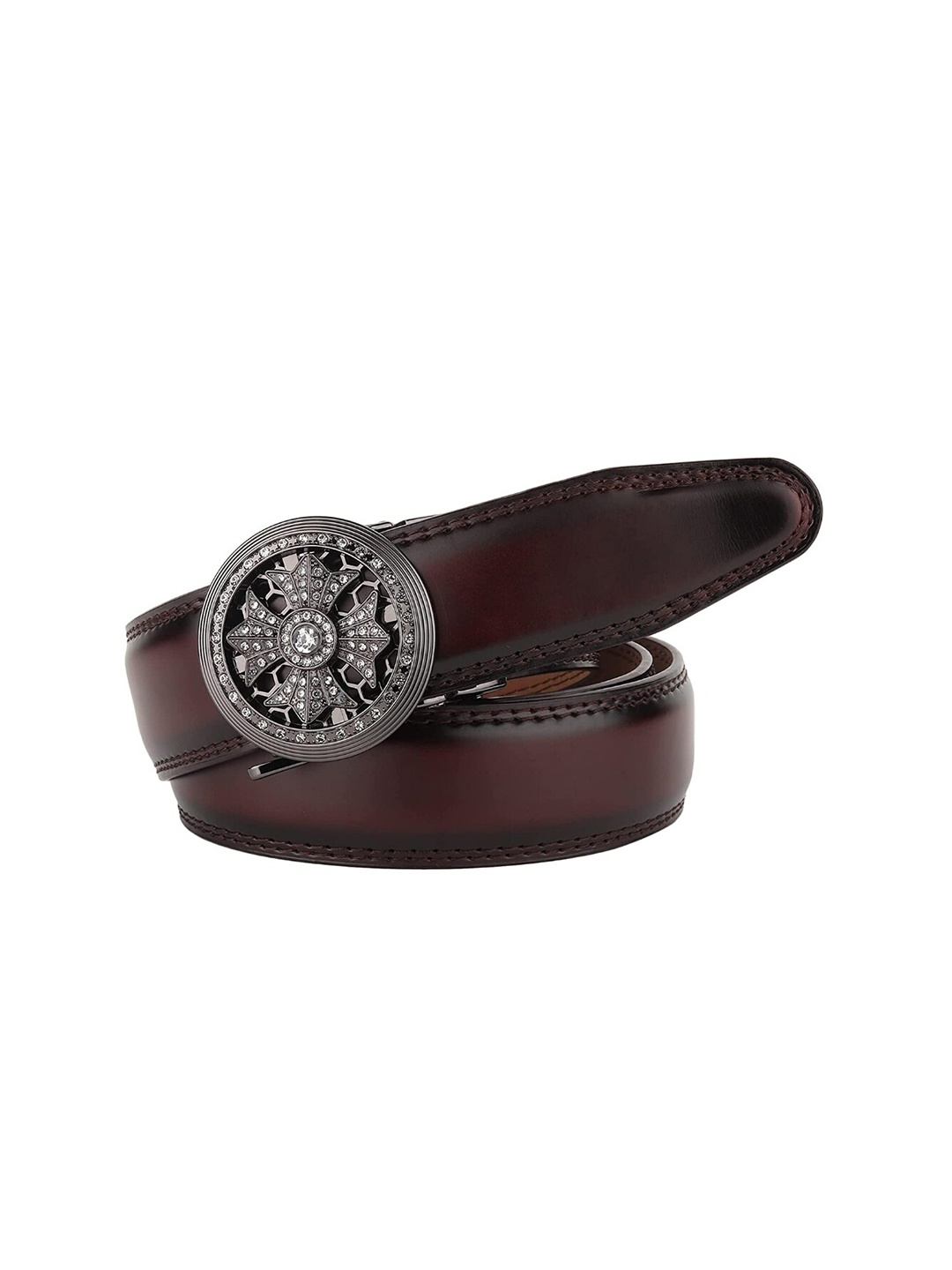 

Elite Crafts Men Leather Formal Belt, Brown