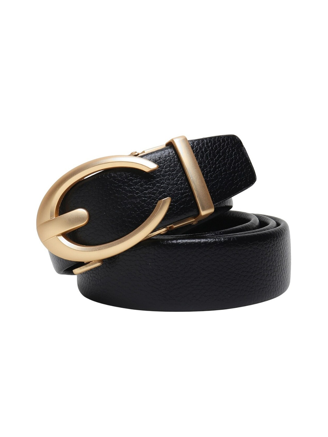 

Elite Crafts Men Leather Formal Belt, Black