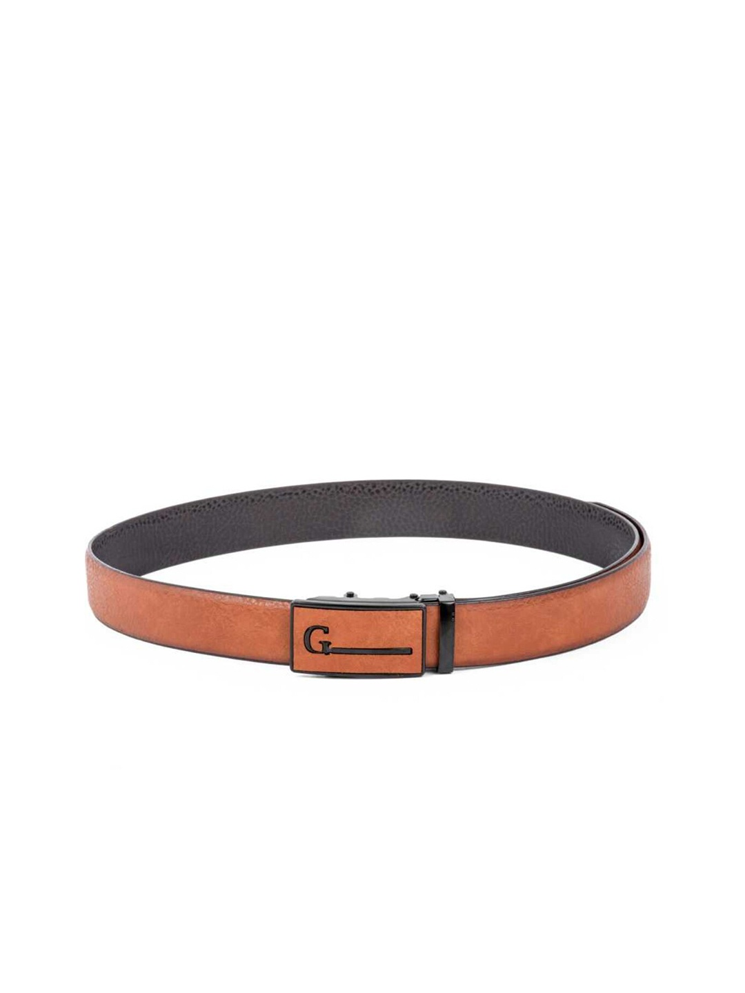 

Elite Crafts Men Leather Formal Belt, Tan