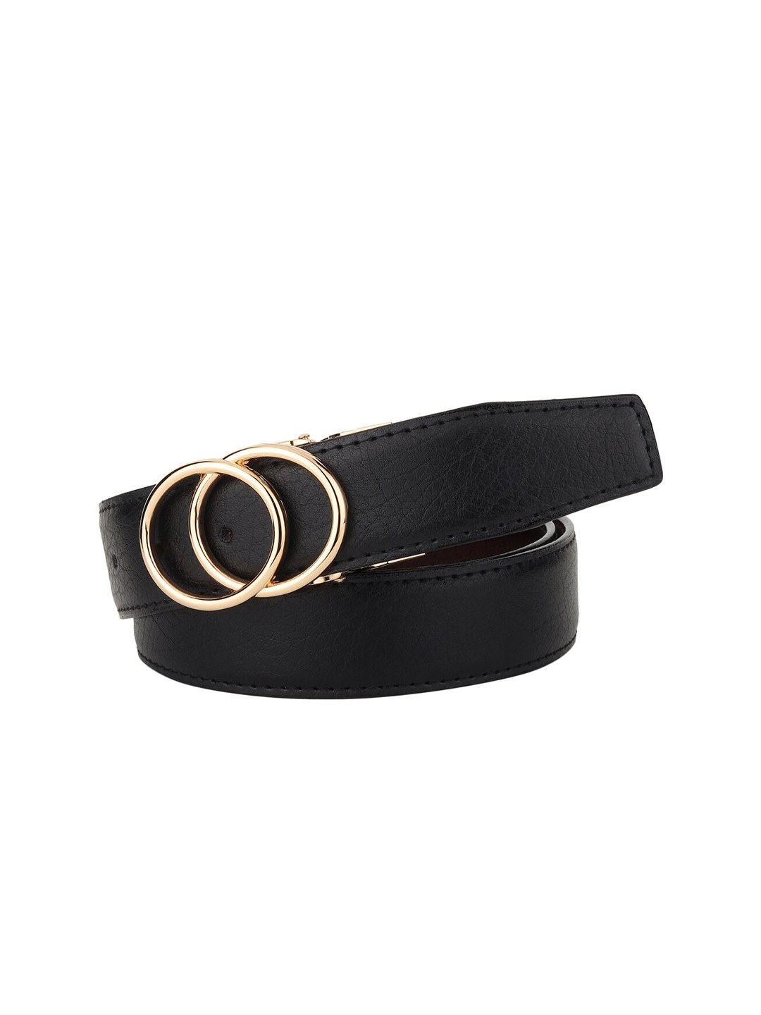 

Elite Crafts Men Leather Formal Belt, Black
