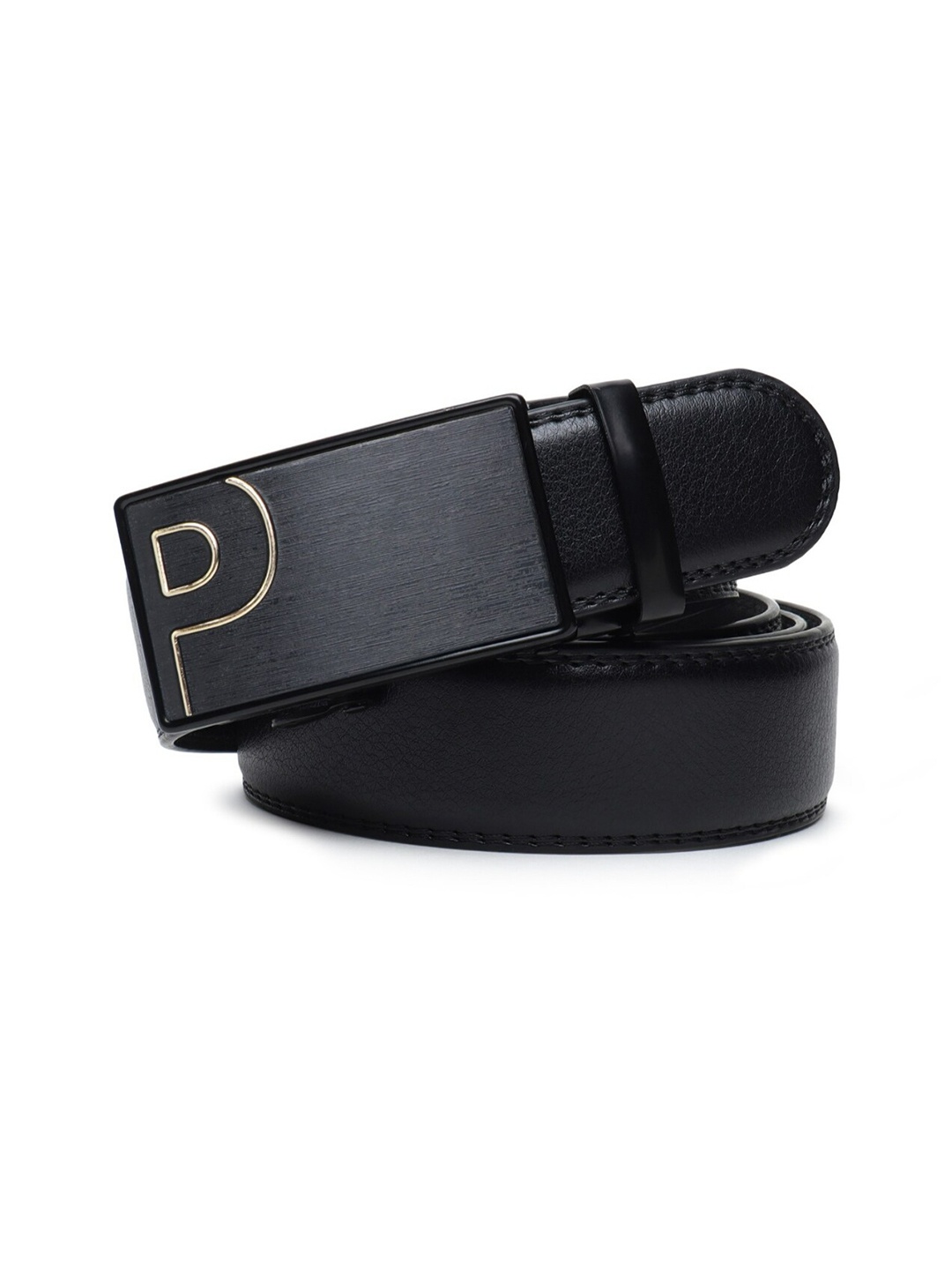 

Elite Crafts Men Leather Formal Belt, Black