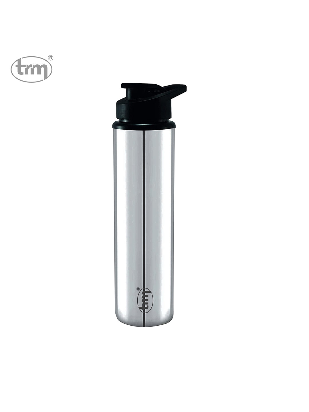 

TRM Solid Stainless Steel AQUA Single Wall Water Sipper Bottle 900 ml, Silver