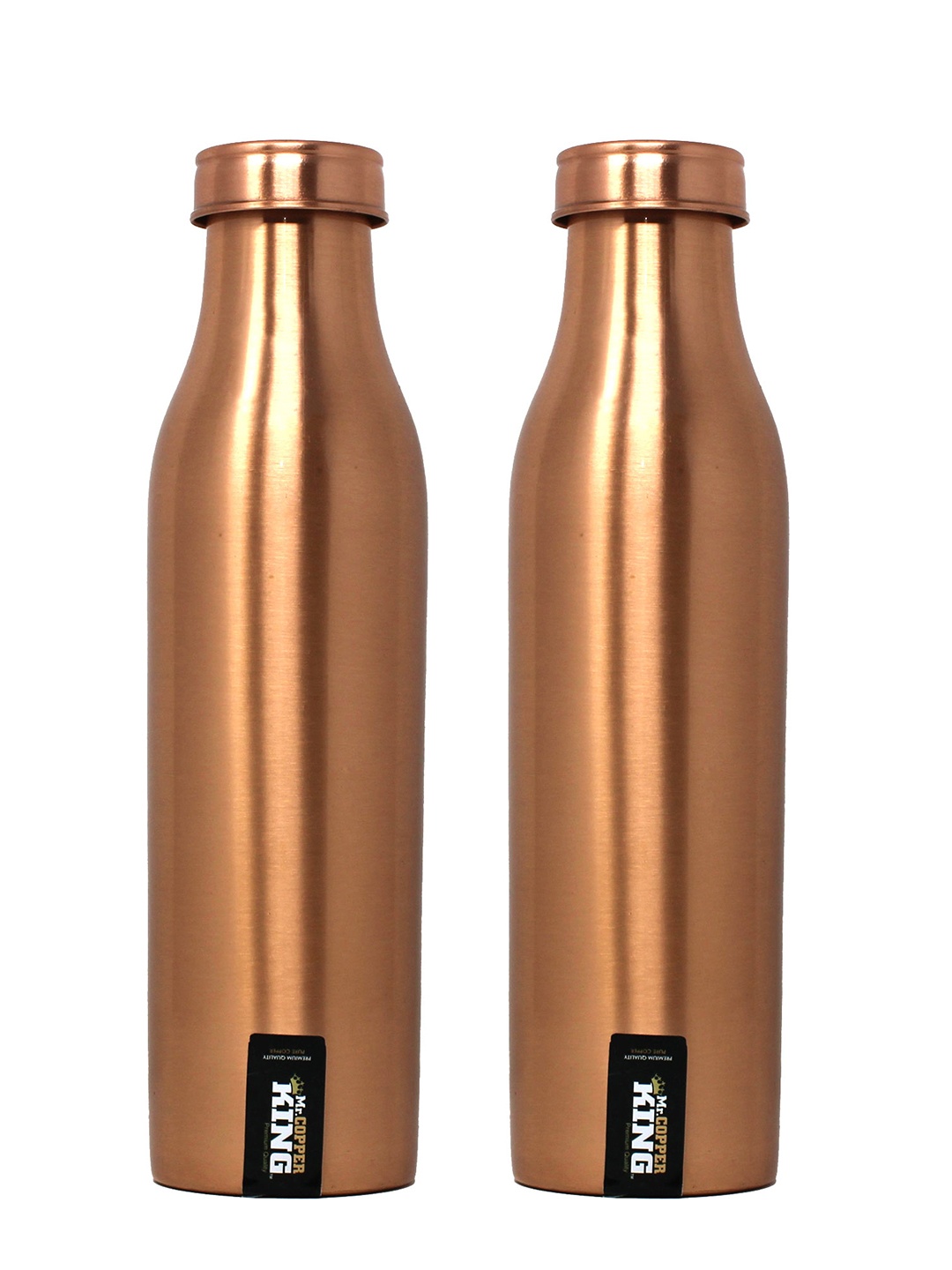 

MR. COPPER KING Set of 2 Solid CU Aqua Copper Water Bottles-900ml