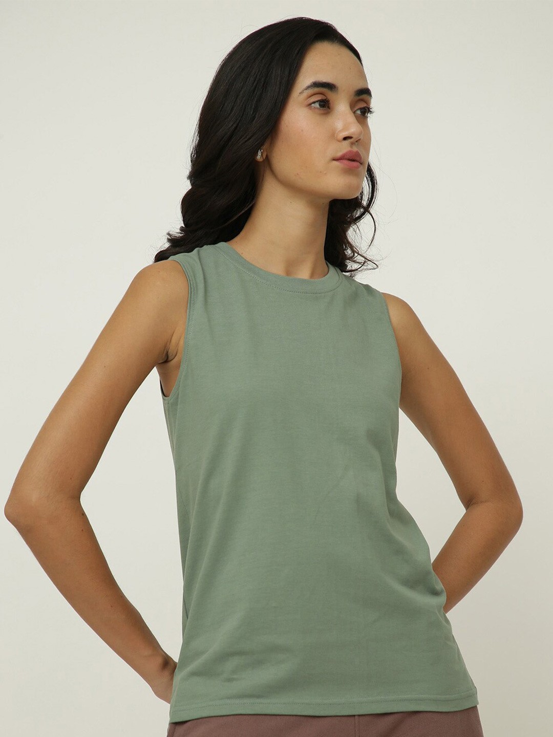 

Saltpetre Women Organic Cotton Oversized T-shirt, Green