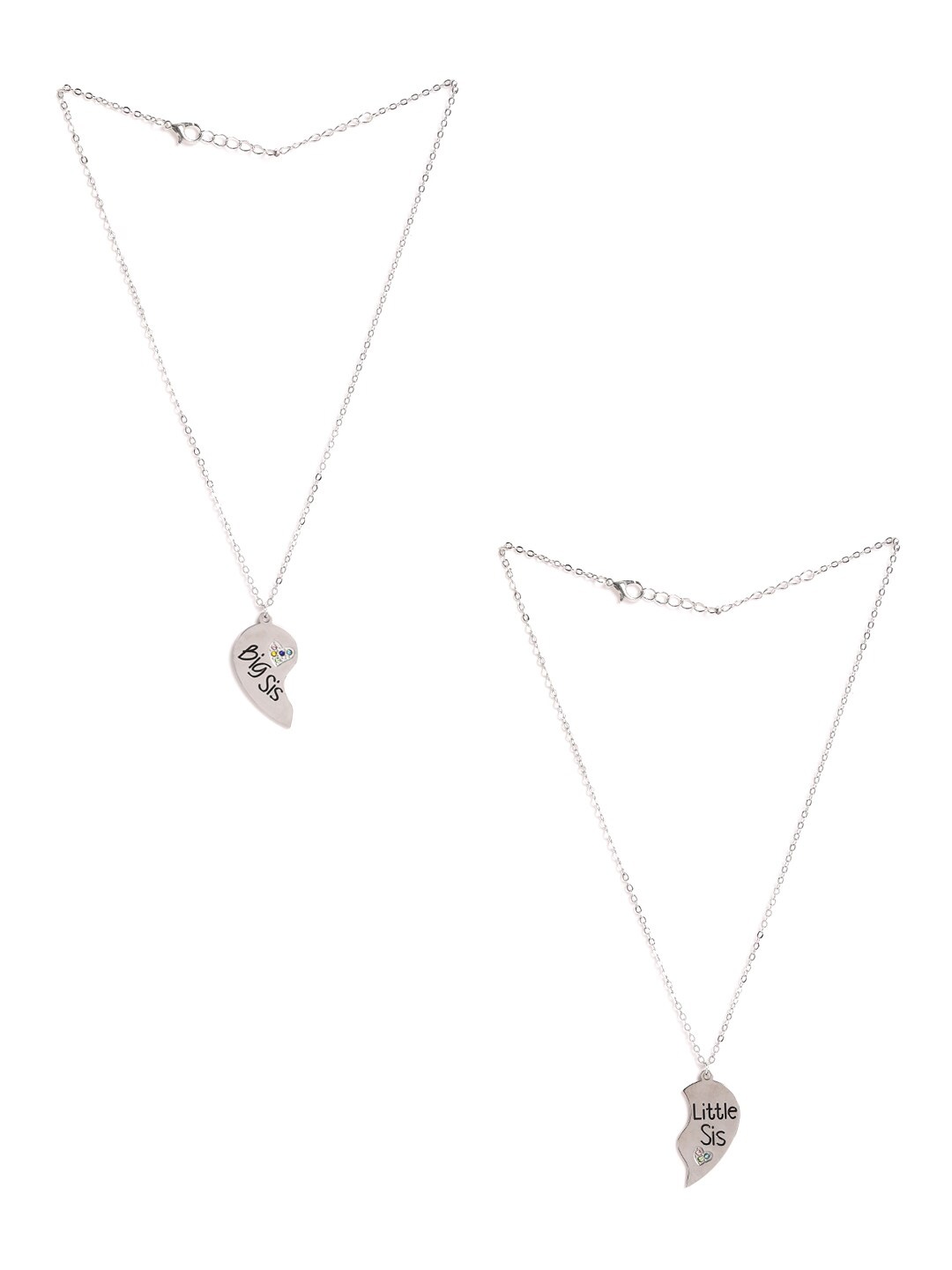 

EL REGALO Silver-Plated Chain, Black