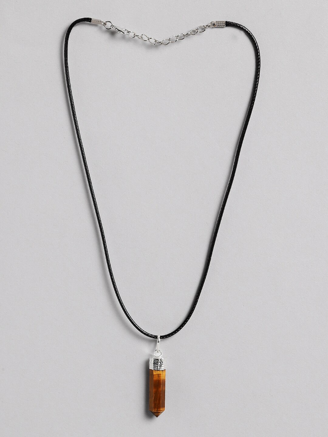 

EL REGALO Silver-Plated Chain, Black