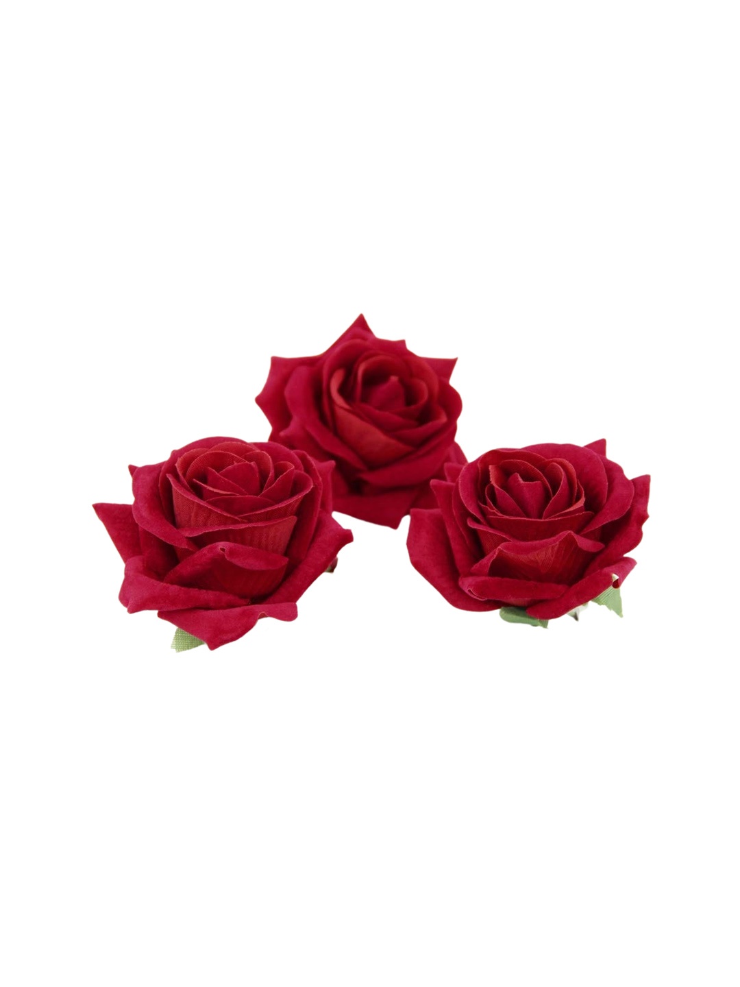 

CHANDERKASH Pack Of 6 Rose Flower Hair Clip, Red