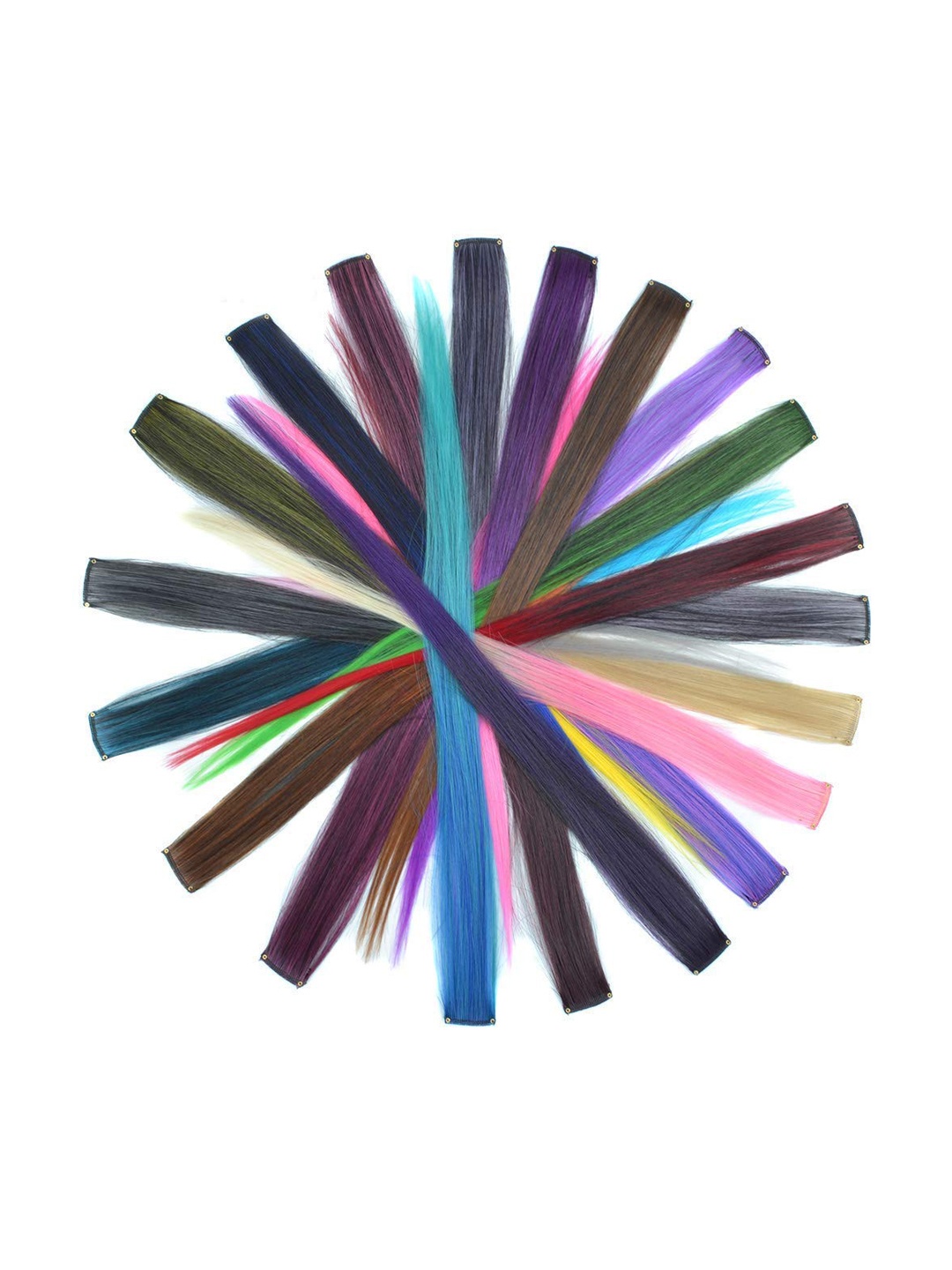 

CHANDERKASH Set Of 10 Hair Extensions, Multi