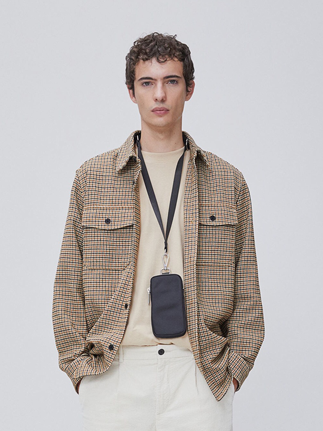 

H&M Twill Overshirt, Brown