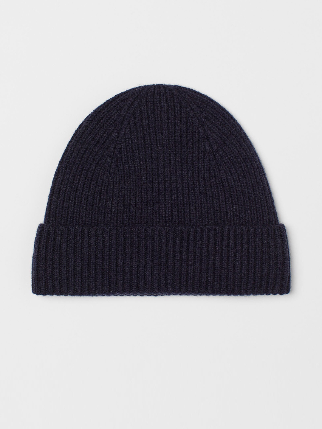 

H&M Men Blue Rib knit Merino Wool Hat