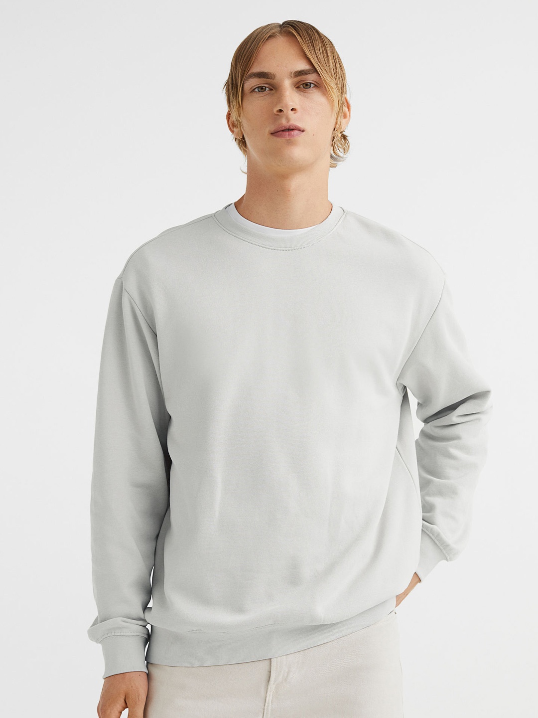 

H&M Relaxed Fit Sweatshirt, Grey