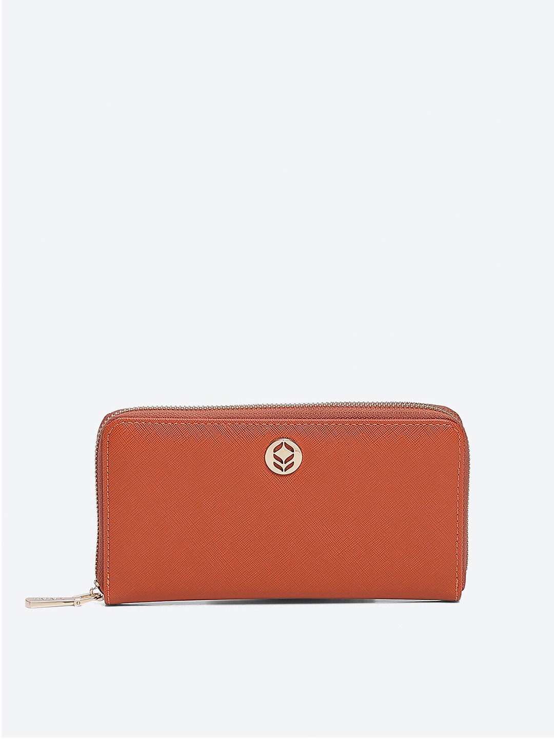 

Biba Women PU Zip Around Wallet, Brown