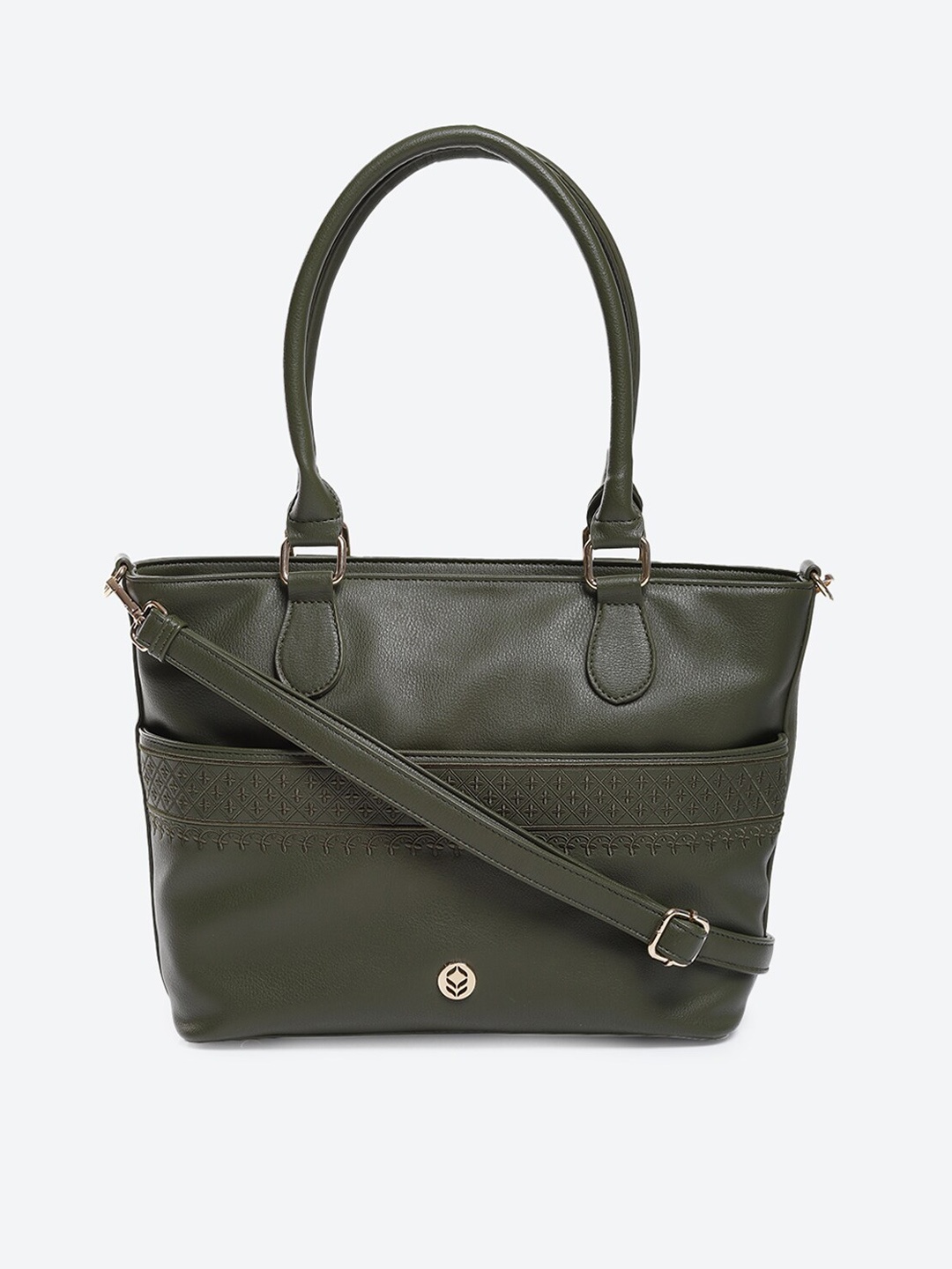 

Biba PU Structured Satchel, Olive