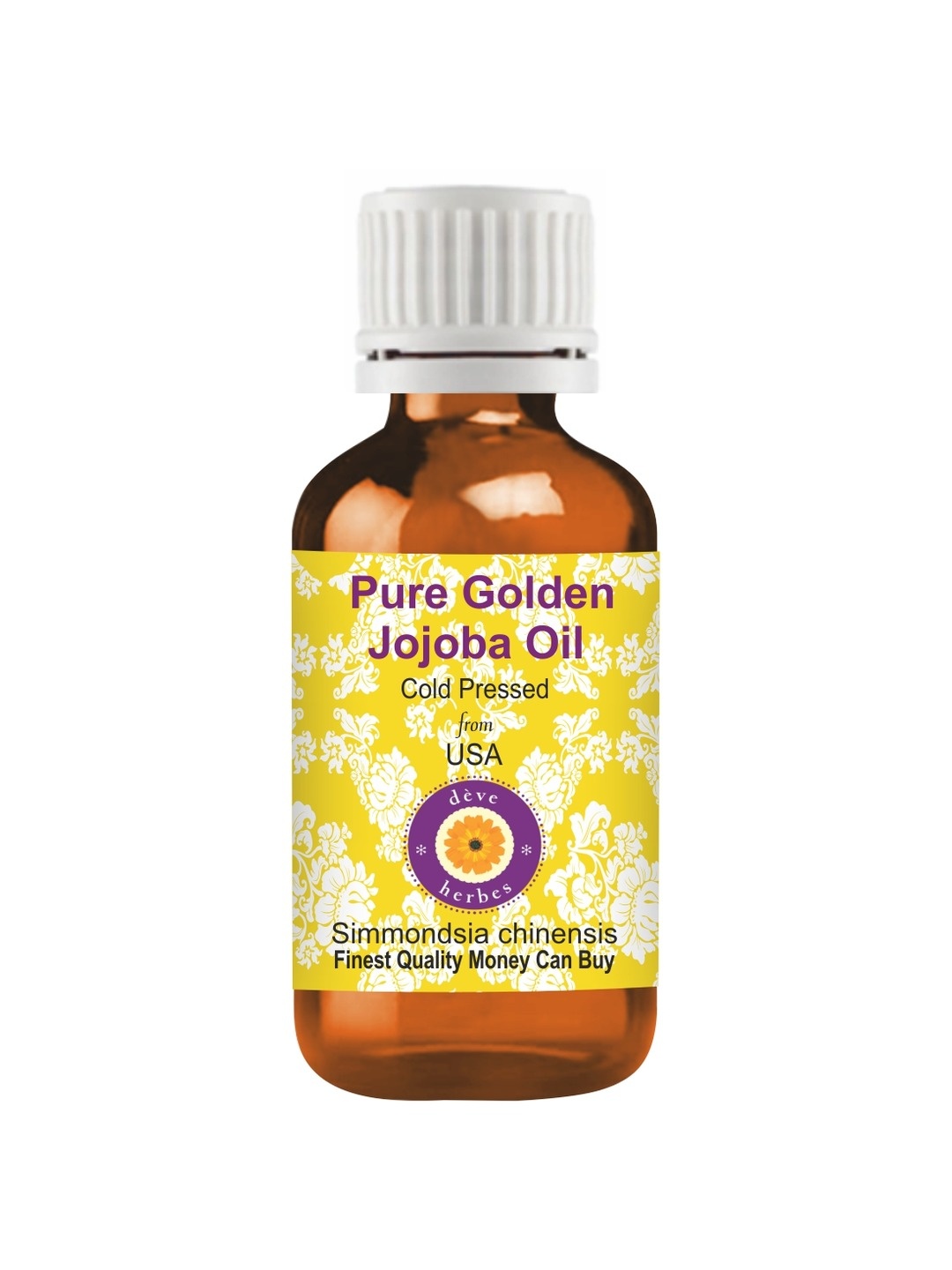 

Deve Herbes Pure Golden Jojoba Cold Pressed Oil 5 ml, Yellow