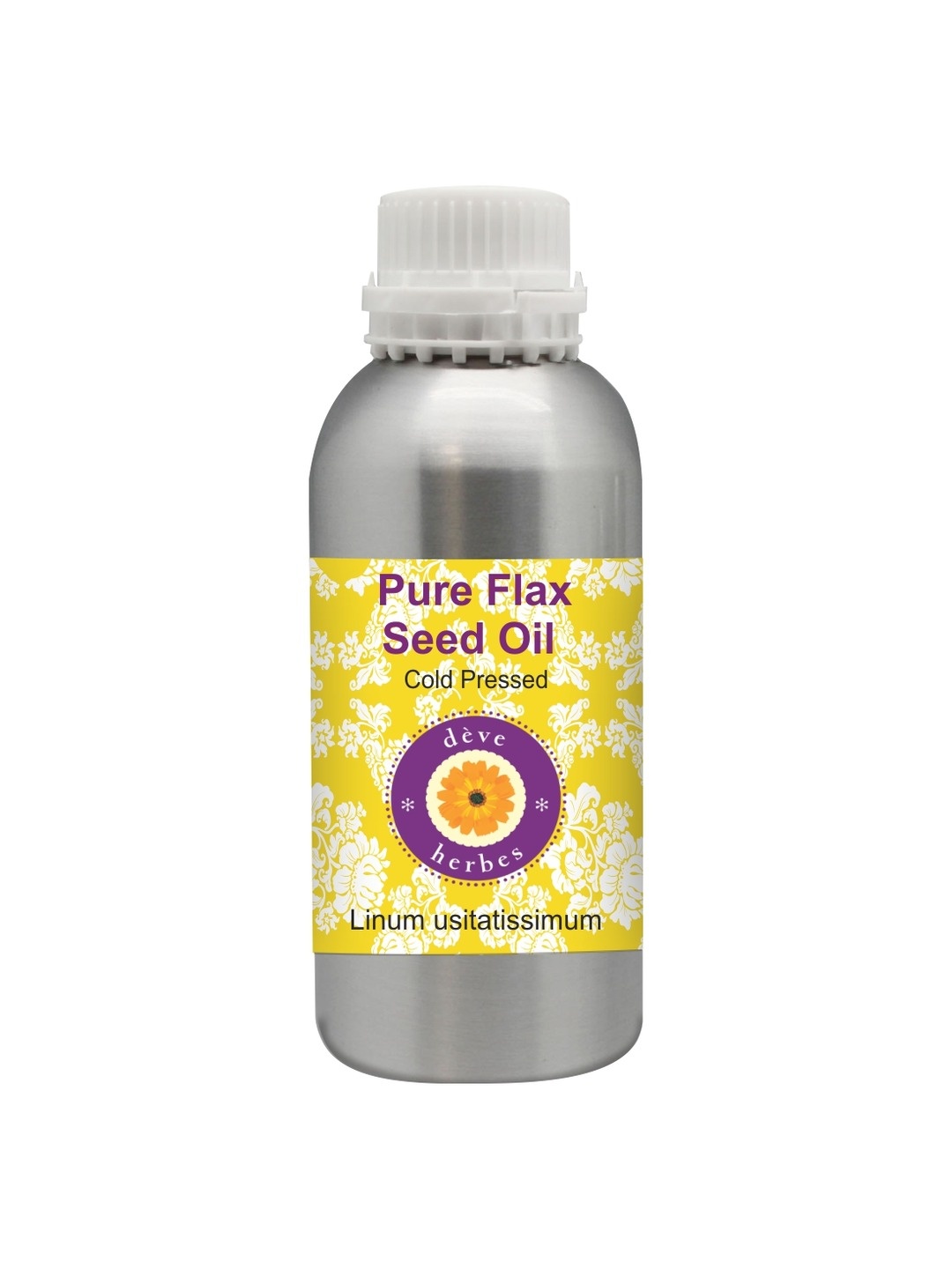 

Deve Herbes Pure Flax Seed Cold Pressed Oil 630 ml, Yellow