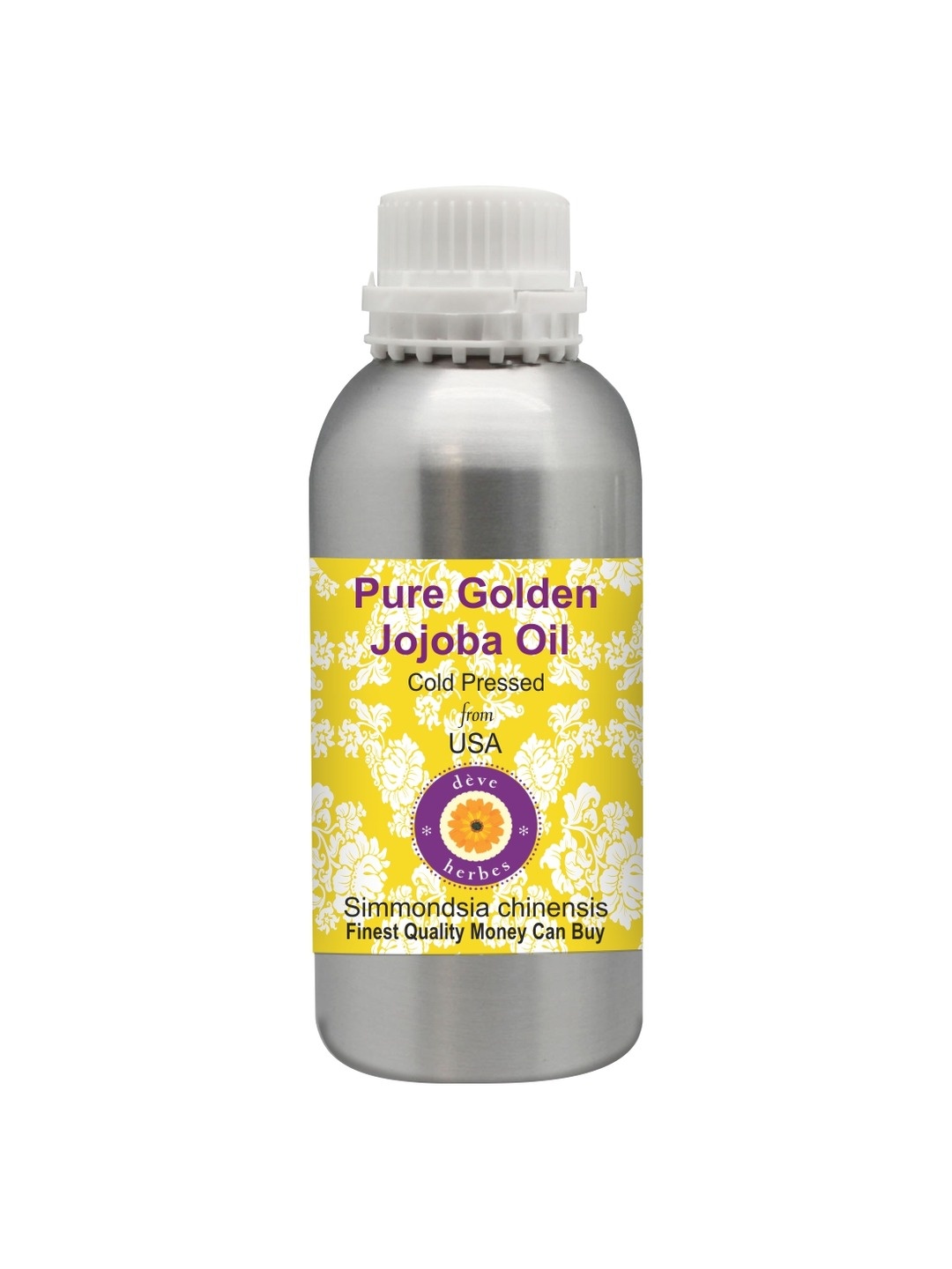 

Deve Herbes Pure Golden Jojoba Cold Pressed Oil 1.25 L, Yellow