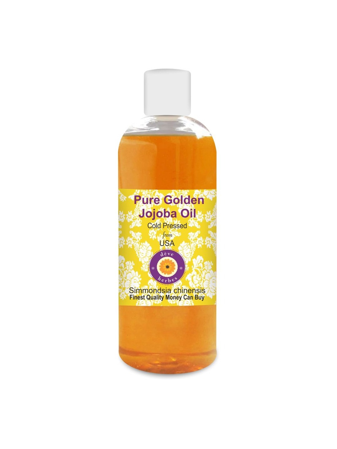 

Deve Herbes Pure Golden Jojoba Cold Pressed Oil 200 ml, Yellow